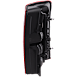 Driver Side Tail Light, with Bulb, Halogen, Clear and Red Lens