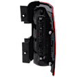 Driver Side Tail Light, with Bulb, Halogen, Clear and Red Lens