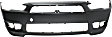 Front Primed Bumper Cover, with Air Dam Holes, GTS/SE Models, 4-Door, Sedan, For Models with Standard Type Bumper, CAPA Certified