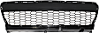Sedan Front Bumper Grille, Textured Black