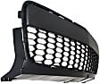 Sedan Front Bumper Grille, Textured Black