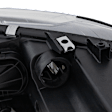2006-2008 Mazda 6 - Passenger Side Headlight, without Bulb, Halogen, Smoked Lens, Black Interior