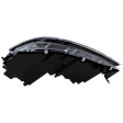 2006-2008 Mazda 6 - Passenger Side Headlight, without Bulb, Halogen, Smoked Lens, Black Interior