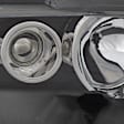 2006-2008 Mazda 6 - Passenger Side Headlight, without Bulb, Halogen, Smoked Lens, Black Interior