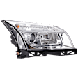 Passenger Side Headlight, with Bulb, Halogen, Clear Lens