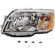 Driver Side Headlight, with Bulb, Halogen, Clear Lens