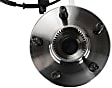 Front, Driver or Passenger Side Wheel Hub, With Bearing, With Sensor, 5 x 4.5 in. Bolt Pattern