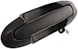 Rear, Driver Side Exterior Door Handle, Textured Black, Without Key Hole, DX Model, 6 Cyl., 2.5L Engine
