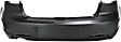 2007-2009 Mazda 3 - Rear Primed Bumper Cover, Sedan
