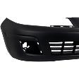 2009 Nissan Versa 1.6 Base - Front Primed Bumper Cover,  For Models Without Sport Package, Sedan