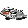 Passenger Side Headlight, with Bulb, Halogen, Clear Lens, CAPA Certified