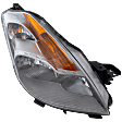 Passenger Side Headlight, with Bulb, Halogen, Clear Lens