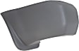 Rear, Driver Side Bumper End, Textured Plastic