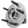 Front, Driver or Passenger Side Wheel Hub, 5 Lugs, With Bearing
