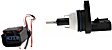 Automatic Transmission Output Shaft Speed Sensor, With 3-Prong Male and 3-Prong Blade Female Terminals, With 1-Female and 1-Male Connector