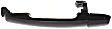 2008-2015 Scion xB - Front, Passenger Side Or Rear, Passenger Side - Back Door Exterior Door Handle, Smooth Black, Without Key Hole