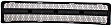 Front Bumper Grille, Textured Black, Base Model
