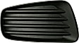 Front, Driver Side Fog Light Cover, Black
