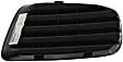 Front, Driver Side Fog Light Cover, Black