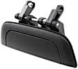 Rear, Passenger Side Textured Black Exterior Door Handle, Without Key Hole