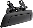 Rear, Passenger Side Textured Black Exterior Door Handle, Without Key Hole