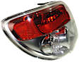 Driver Side Halogen Tail Light, Without bulb(s), OE Replacement