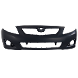 Front Primed Bumper Cover, Base/CE/LE/XLE Models, For Models Without Spoiler Holes, Japan or North America Built Vehicle, CAPA CERTIFIED