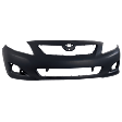 Front Primed Bumper Cover, Base/CE/LE/XLE Models, For Models Without Spoiler Holes, Japan or North America Built Vehicle, CAPA CERTIFIED