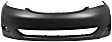 Front Primed Bumper Cover, Without Parking Aid Sensor Holes, CAPA Certified