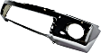 Front Bumper, Chrome, Without parking aid sensor holes