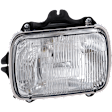 Driver Side Headlight, with Bulb, Halogen, Sealed Beam