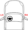 2007 Toyota Camry LE - Driver Side Halogen Headlight, Without bulb(s),  USA Built Vehicle, OE Comparable Finish, Sedan