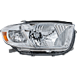 Passenger Side Headlight, without Bulb, Halogen, Base/Limited/SE/SR5 Models, Japan Built Vehicle