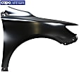 Replacement® Front, Passenger Side Fender, Without Turn Signal Light Hole, Japan Built Models, CAPA CERTIFIED ARBT220101Q