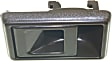 Front or Rear, Driver Side Interior Door Handle, Brown, Without Door Lock Hole
