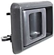 Front or Rear, Passenger Side Interior Door Handle, Gray, Without Door Lock Hole