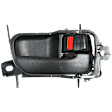 Front or Rear, Passenger Side Interior Door Handle, Textured Black, With Door Lock Button, 6 Cyl., 3.0L Engine