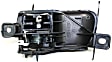 Front or Rear, Passenger Side Interior Door Handle, Textured Black, With Door Lock Button, 6 Cyl., 3.0L Engine