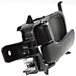Front or Rear, Driver Side Interior Door Handle, Textured Black, With Door Lock Button, 6 Cyl., 3.0L Engine