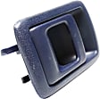 Front or Rear, Driver Side Interior Door Handle, Blue, Without Door Lock Hole