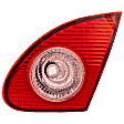 Passenger Side, Inner Tail Light, without Bulb, Halogen, Clear and Red Lens