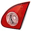 Passenger Side, Inner Tail Light, without Bulb, Halogen, Clear and Red Lens