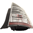 Passenger Side Tail Light, with Bulb, Halogen, Clear and Red Lens, Base Model, 4 Cyl., 1.5L Engine