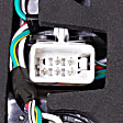 Passenger Side Tail Light, with Bulb, Halogen, Clear and Red Lens, Base Model, 4 Cyl., 1.5L Engine