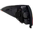 Passenger Side Tail Light, without Bulb, Halogen, Amber, Clear and Red Lens, Base/Limited/SE Models