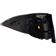 Passenger Side Tail Light, without Bulb, Halogen, Amber, Clear and Red Lens, Base/Limited/SE Models