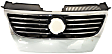 Grille Assembly, Chrome Shell with Black Insert
