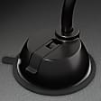 AMH3-1002-BLK Flexible Magnet Phone Mount with Gooseneck Suction Cup, 2 Metal Plates for Phone Cases, Cord Clip, and Cord Organizer 