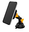 AWC8-1006-BLK 10W Wireless Charging Magnet Phone Mount with Suction Cup 2ft. Power Cable Included, Metal Disk Adhere to Back of Phone