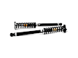 2007 Mercedes Benz S550 - Front and Rear Coil Spring Conversion Kit, RWD, With Air Suspension